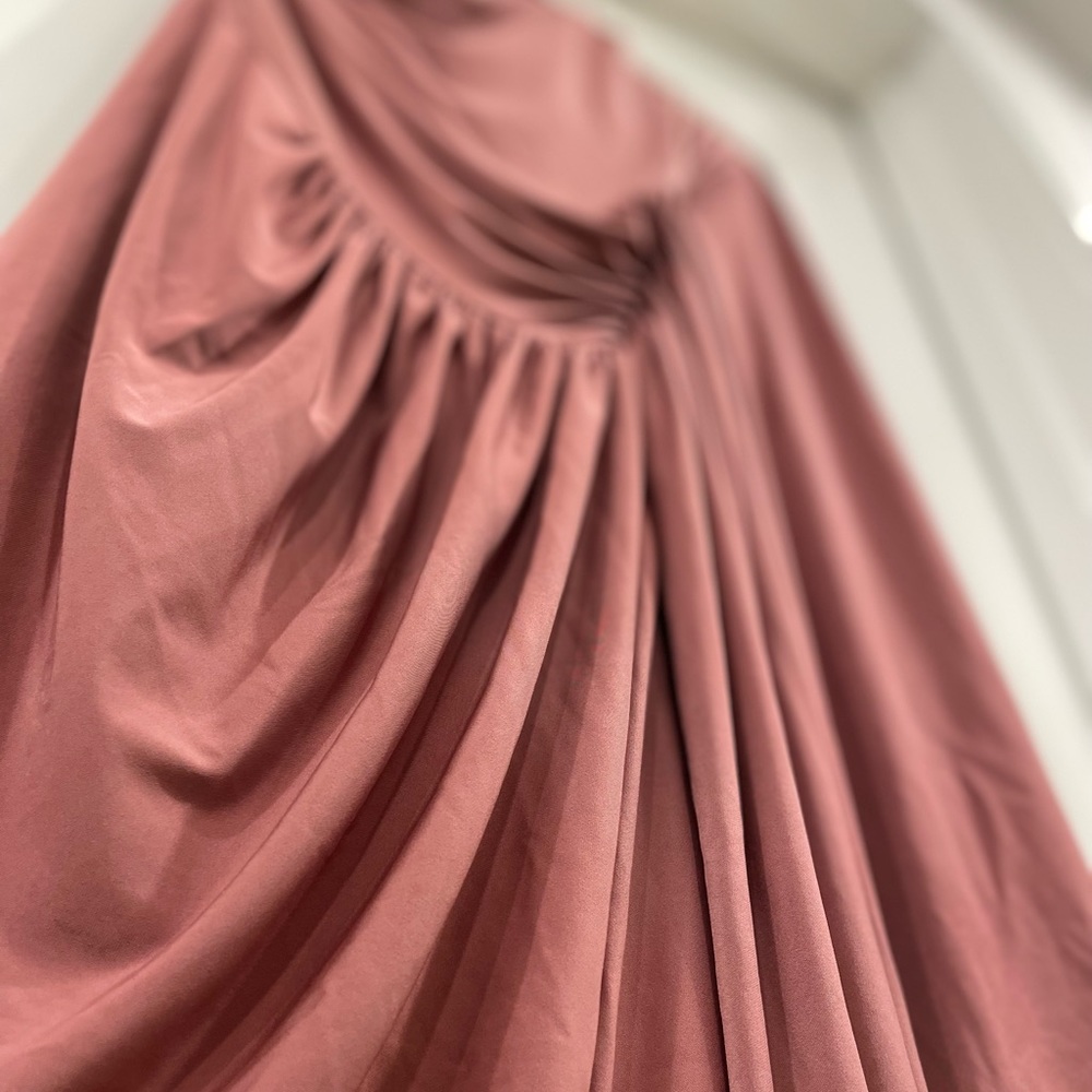 Misa Los Angeles One Shoulder Parveneh Dress In Brick - Picture 6 of 7